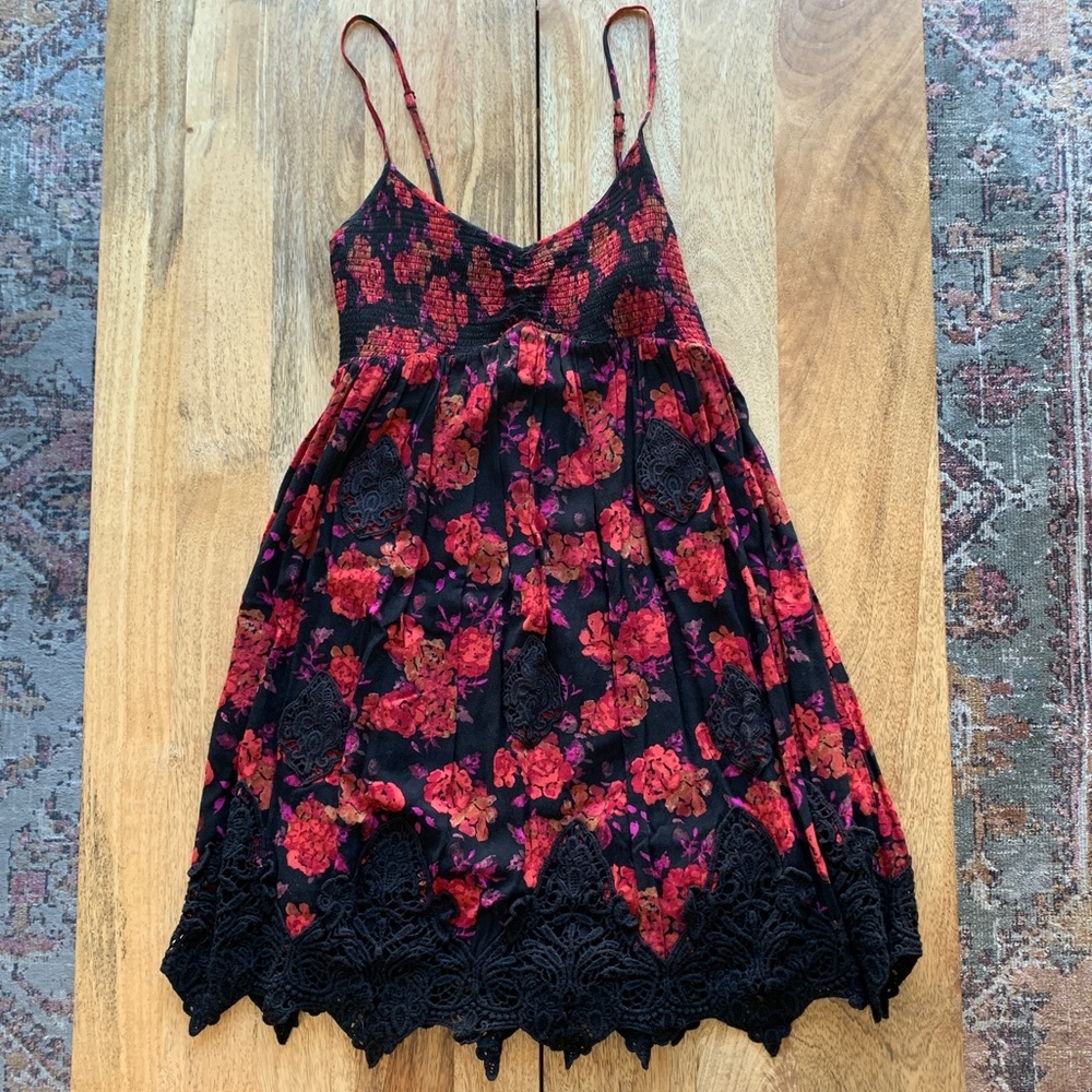 Free People Floral Dress Size S